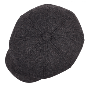 Newsboy Hat : Hoed Heren Zwart - Krantenverkoperhoed voor Ivy Driving Hat in van Pantino