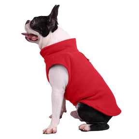 pets : Fleece Hondenjas - Warm Comfortabel Ieder Seizoen - Fleece in Rood van Pantino