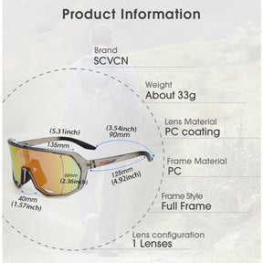 Cycling Sunglasses : Zonnebril Luxe Winddichte Fietszonnebril voor Heren in van Pantino