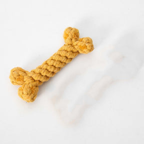 pets : Honden Kauwbot Dental Care - Tand en Gebit Bescherming - Nylon in Geel van Pantino