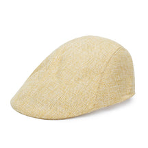 Beret : Baret Zwart - Polyester 1 St Modieuze Dunne Katoenen en Linnen Baretpet voor Middelbare Leeftijd en Ouderen Elegant in Beige van Pantino