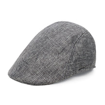 Beret : Baret Zwart - Polyester 1 St Modieuze Dunne Katoenen en Linnen Baretpet voor Middelbare Leeftijd en Ouderen Elegant in Grijs van Pantino