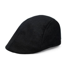 Beret : Baret Zwart - Polyester 1 St Modieuze Dunne Katoenen en Linnen Baretpet voor Middelbare Leeftijd en Ouderen Elegant in Zwart van Pantino
