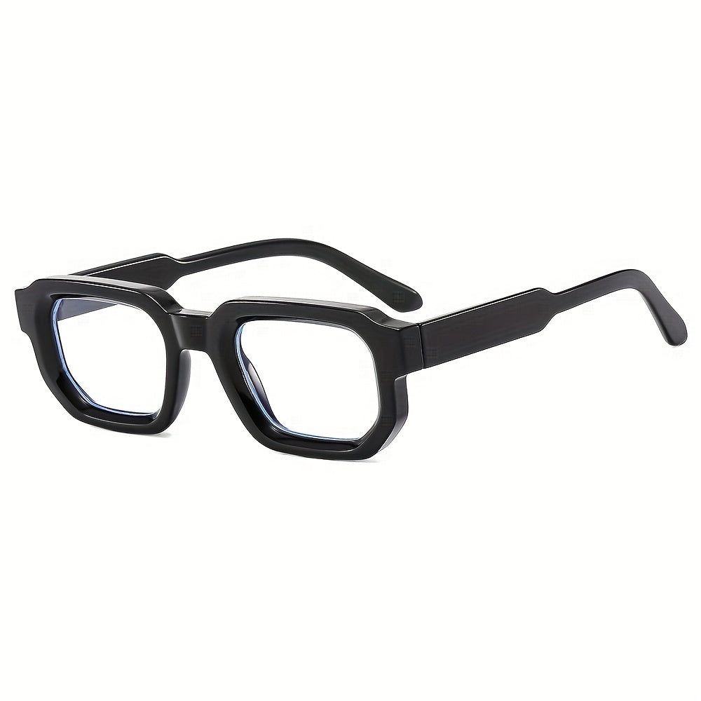 Sunglasses : Zonnebril Heren Zwart - Men 1pc Nieuwe Retro met Vierkant Frame voor Vintage in Zwart Frame Witte Coating van Pantino