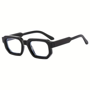 Sunglasses : Zonnebril Heren Zwart - Men 1pc Nieuwe Retro met Vierkant Frame voor Vintage in Zwart Frame Witte Coating van Pantino