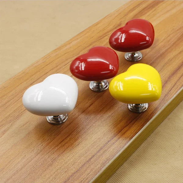 home & garden : Keramische Hartknop Wit - Elegant 12mm Meubelvat - Keramiek in van Pantino