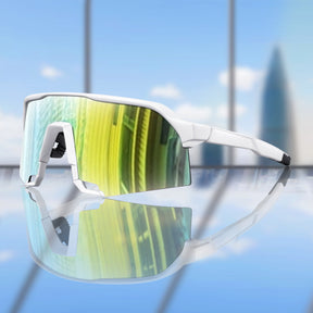 outdoor equipment : Sportzonnebril Heren/Dames - Trendy & Cool - Één Stuk Design voor Buitensport in van Pantino