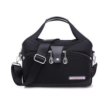 bags : Handtas Dames Grijs - MultiSafe - Waterdichte Nylon in Zwart van Pantino