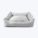 Stylish Dog Basket - Modern Silver
