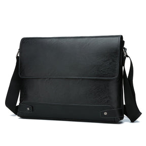 bags : Retro Eenvoudige Elegante Zakelijke PU Lederen Sling Bags - Bruin in van Pantino