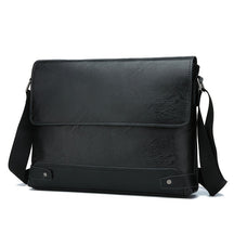 bags : Retro Eenvoudige Elegante Zakelijke PU Lederen Sling Bags - Bruin in Zwart van Pantino