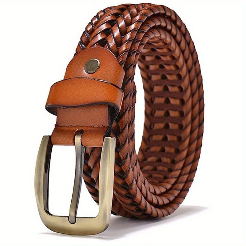Belt : Riem Heren Zwart - Men 1 Stijlvolle Gevlochten voor Koffie Elegant in van Pantino