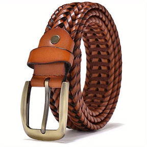 Belt : Riem Heren Zwart - Men 1 Stijlvolle Gevlochten voor Koffie Elegant in van Pantino