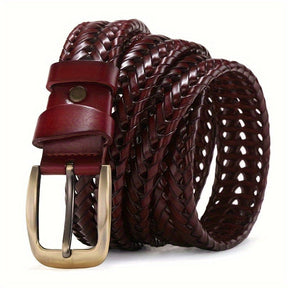 Belt : Riem Heren Zwart - Men 1 Stijlvolle Gevlochten voor Koffie Elegant in van Pantino