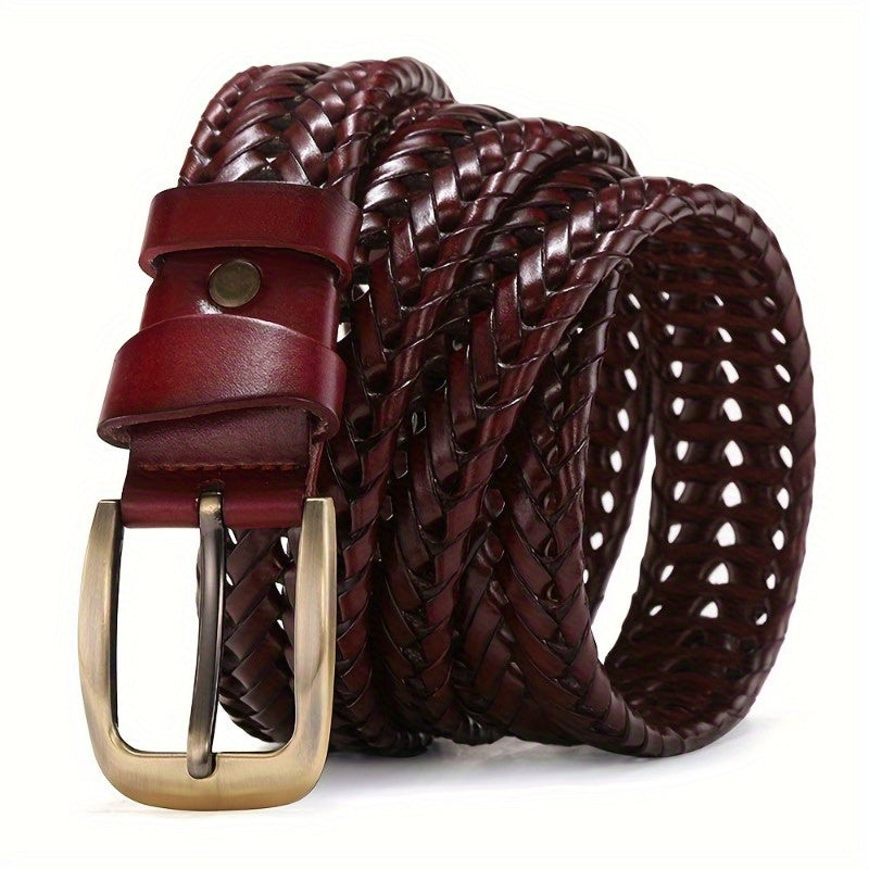 Belt : Riem Heren Zwart - Men 1 Stijlvolle Gevlochten voor Koffie Elegant in van Pantino