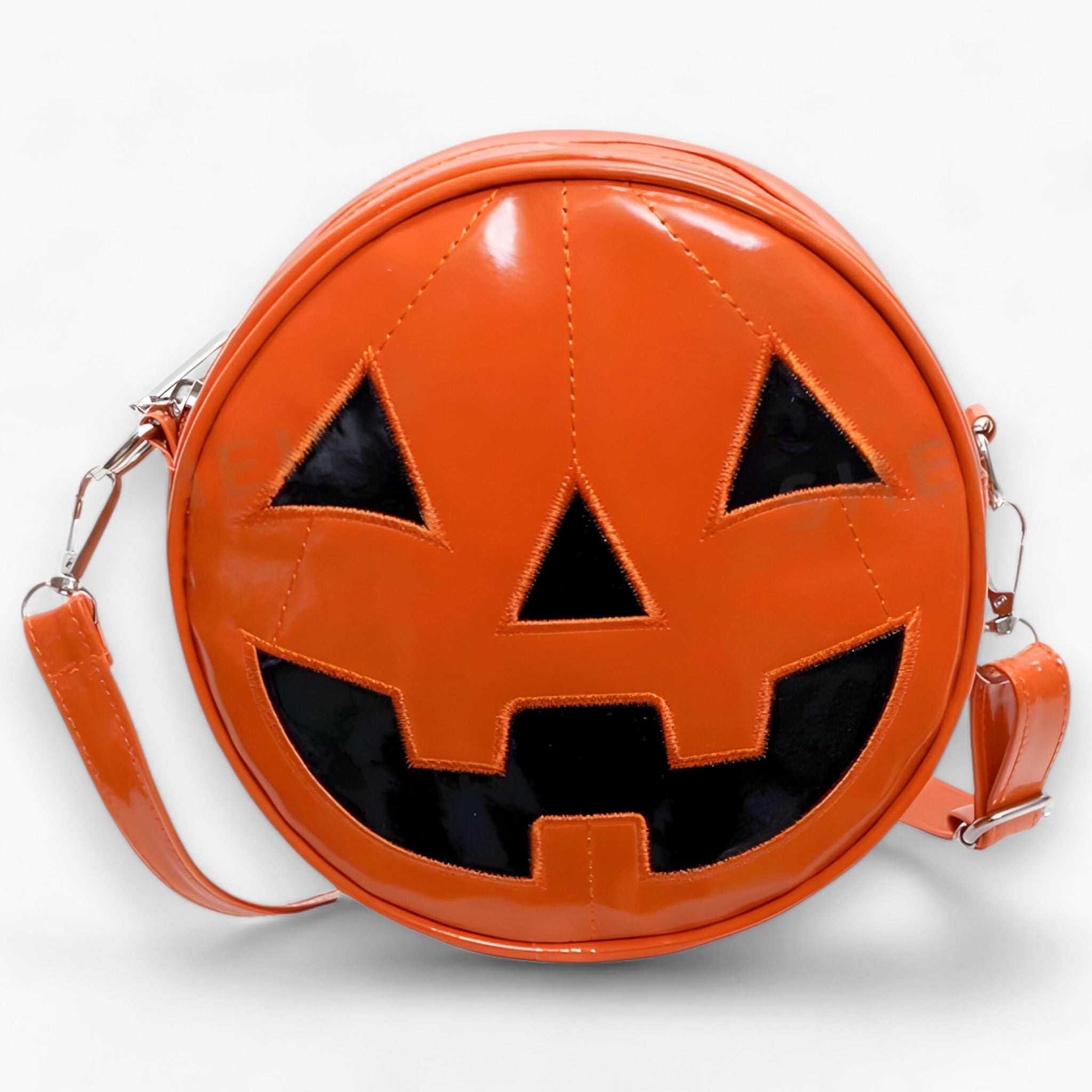 bags : Handtas Wit - Pompoentas - Trendy in Oranje van Pantino
