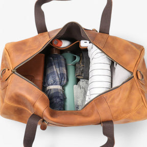 bags : Leren Reistas van Hoge Kwaliteit - Vintage Bruin in van Pantino