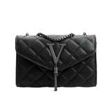 Belle Handtasche Leder Schwarz  
