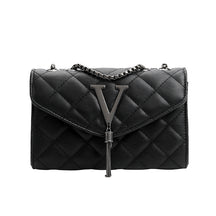 bags : Belle Handbag Leer Zwart in Black van Pantino