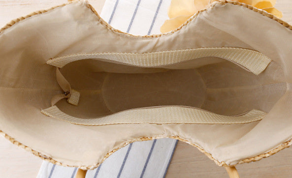 bags : Handtas van Stro - Khaki in van Pantino