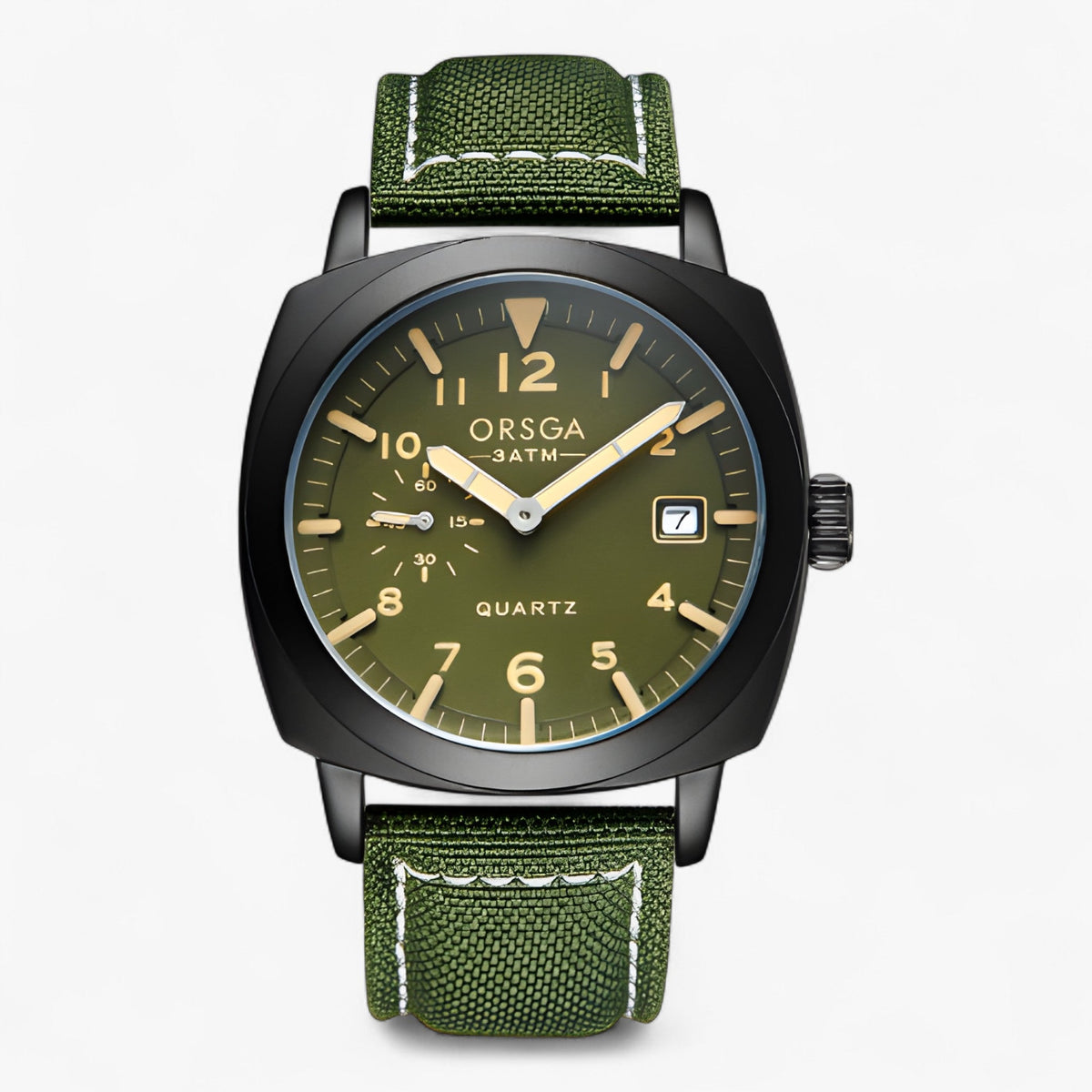 Watch : Heren Mechanisch Horloge - Waar Elegant Verbindt met Precisie in Groen van Pantino