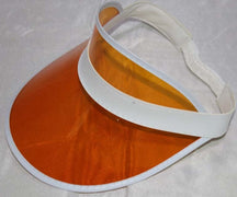 Hat : Hoed Transparant - Pvc Lege Hoge in Oranje van Pantino