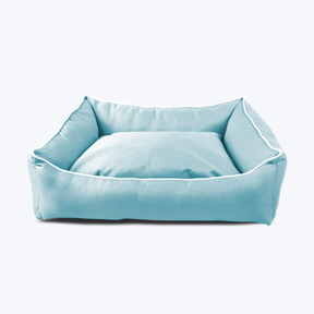 pets : Stijlvolle Hondenmand - Modern Zilver in Blauw van Pantino