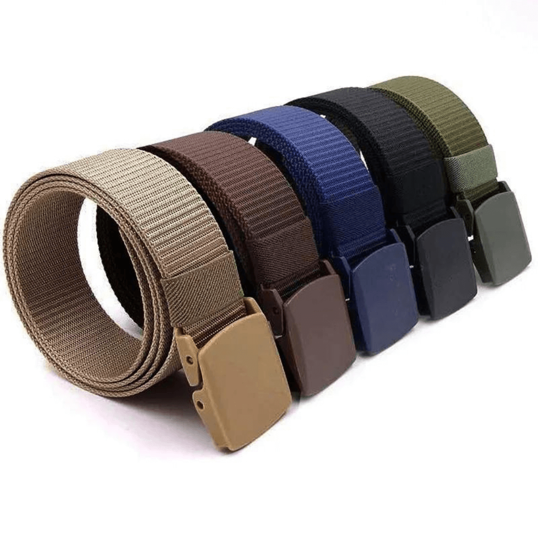 Belt : QuickSnap Riem - Een Riem die Écht Doordacht Is. - Zwart in van Pantino