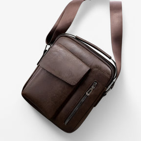 bags : Schoudertas Bruin - Luxe Leren voor Stijl en Functionaliteit in van Pantino