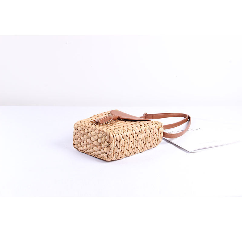 bags : Handgeweven Tassen - Khaki in van Pantino