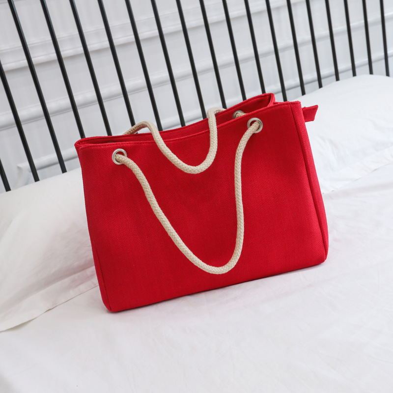 bags : Zee Strand Vrouwelijke Tas - Geel in Rood van Pantino