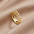 Inel Aur - Mia 18K Cristal