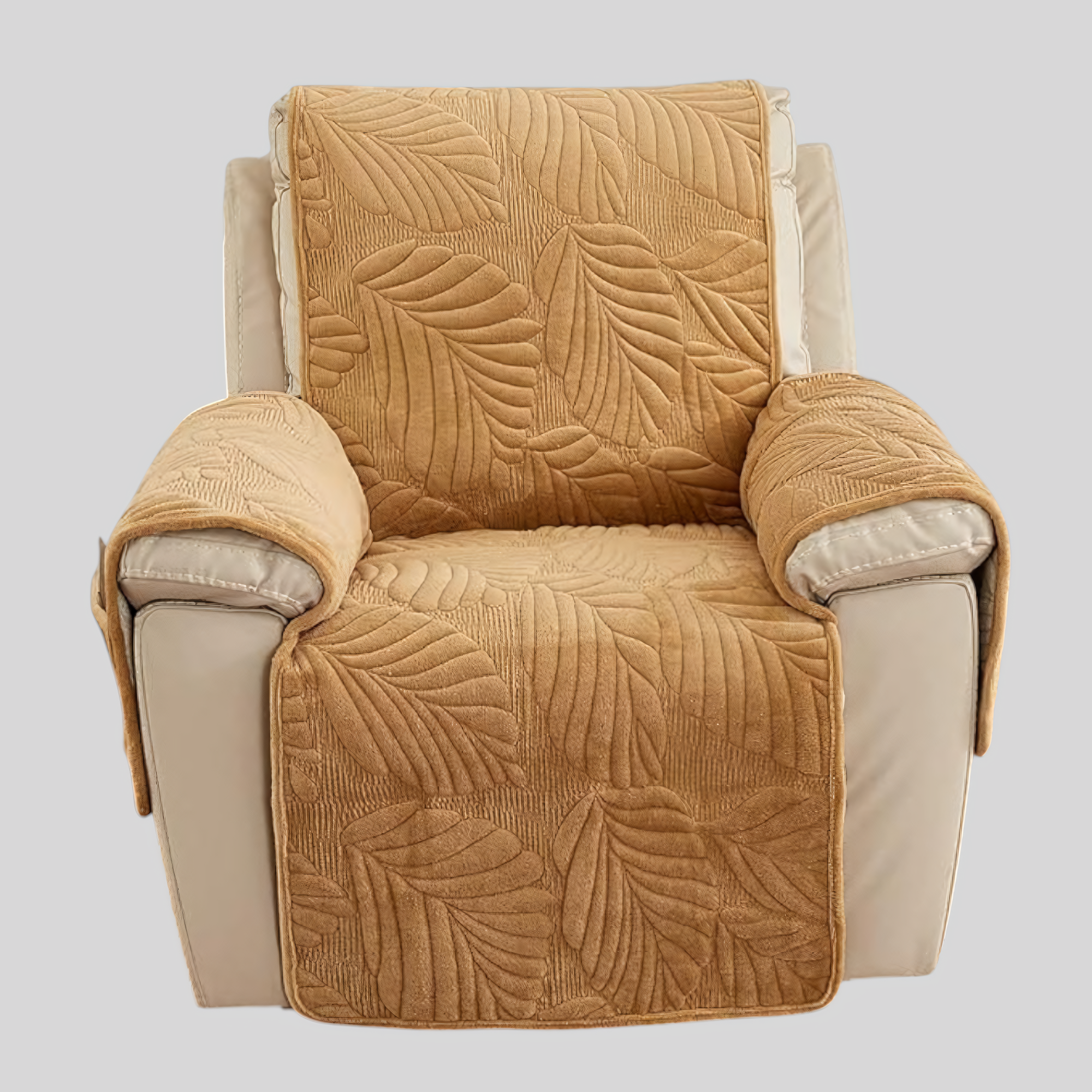 Recliner Sofa Covers : Relaxfauteuilhoes Bladpatroon Antislip - 6 Kleuren Universele Bescherming in van Casa & Beyond
