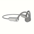 Bone-Conduction Hovedtelefon - Sikker Cykling & Løb - Hvid