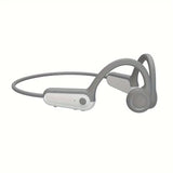 Bone-Conduction Headphones - Safe Cycling & Running - White