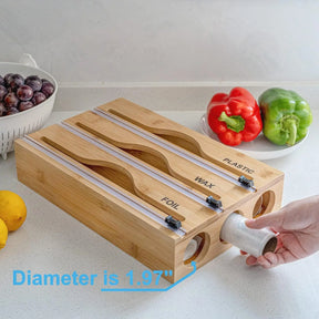 home & garden : Plastic Wrap Snijder - Minimalistisch Wandmontage Keuken - Hout in van Pantino