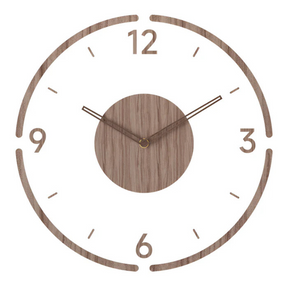 Wall Clock : Wandklok van 30 Cm met Modern Design, van Acryl en Hout in van Pantinoshop