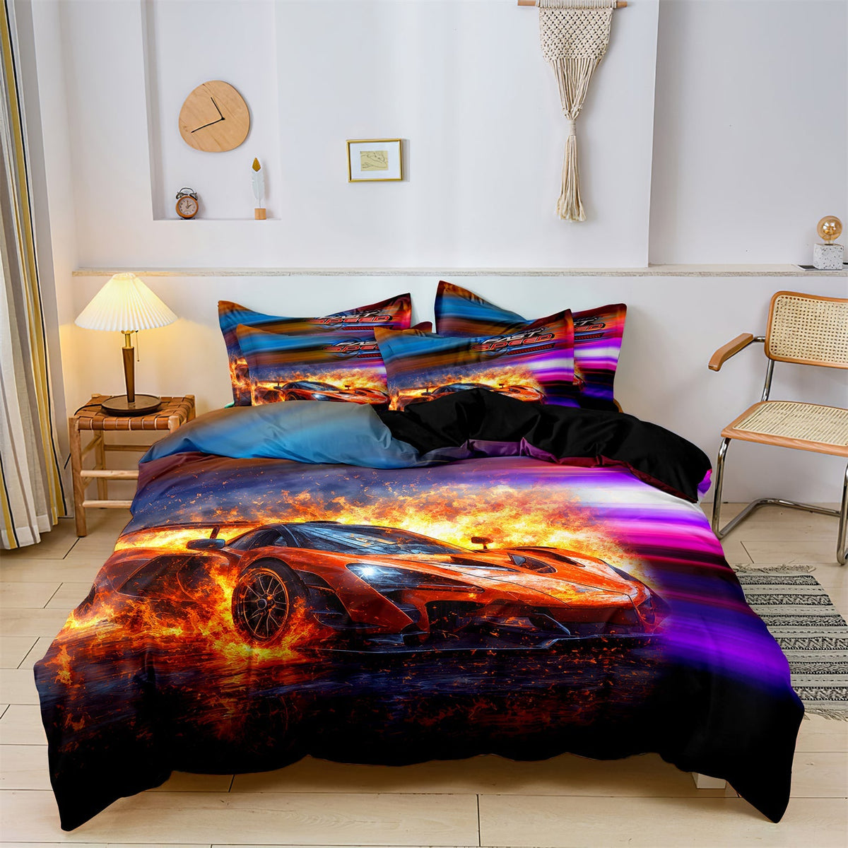home & garden : CoolCovers - Dekbedovertrek Supercar Raceauto - Kind in van Pantino