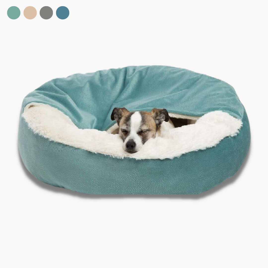 pets : Honden Knuffelgrot Grijs - Knus Warm Beschutting - Pluche in van Pantino