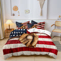 CoolCovers - Dekbedovertrek Set Baseball Honkbal Usa - Kind