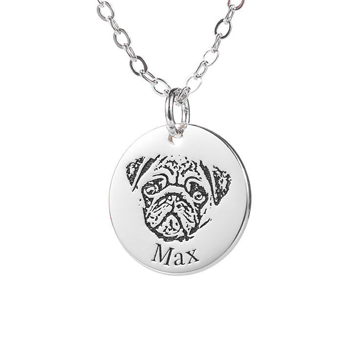 Charm : PawPrint Charm - Zilver in Zilver van Pantino