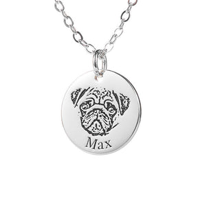 Charm : PawPrint Charm - Zilver in Zilver van Pantino