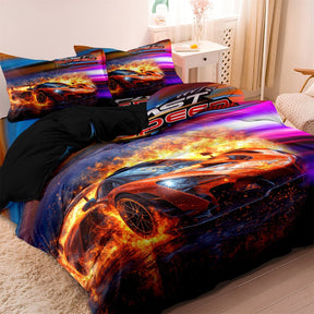 home & garden : CoolCovers - Dekbedovertrek Supercar Raceauto - Kind in EU Twin van Pantino