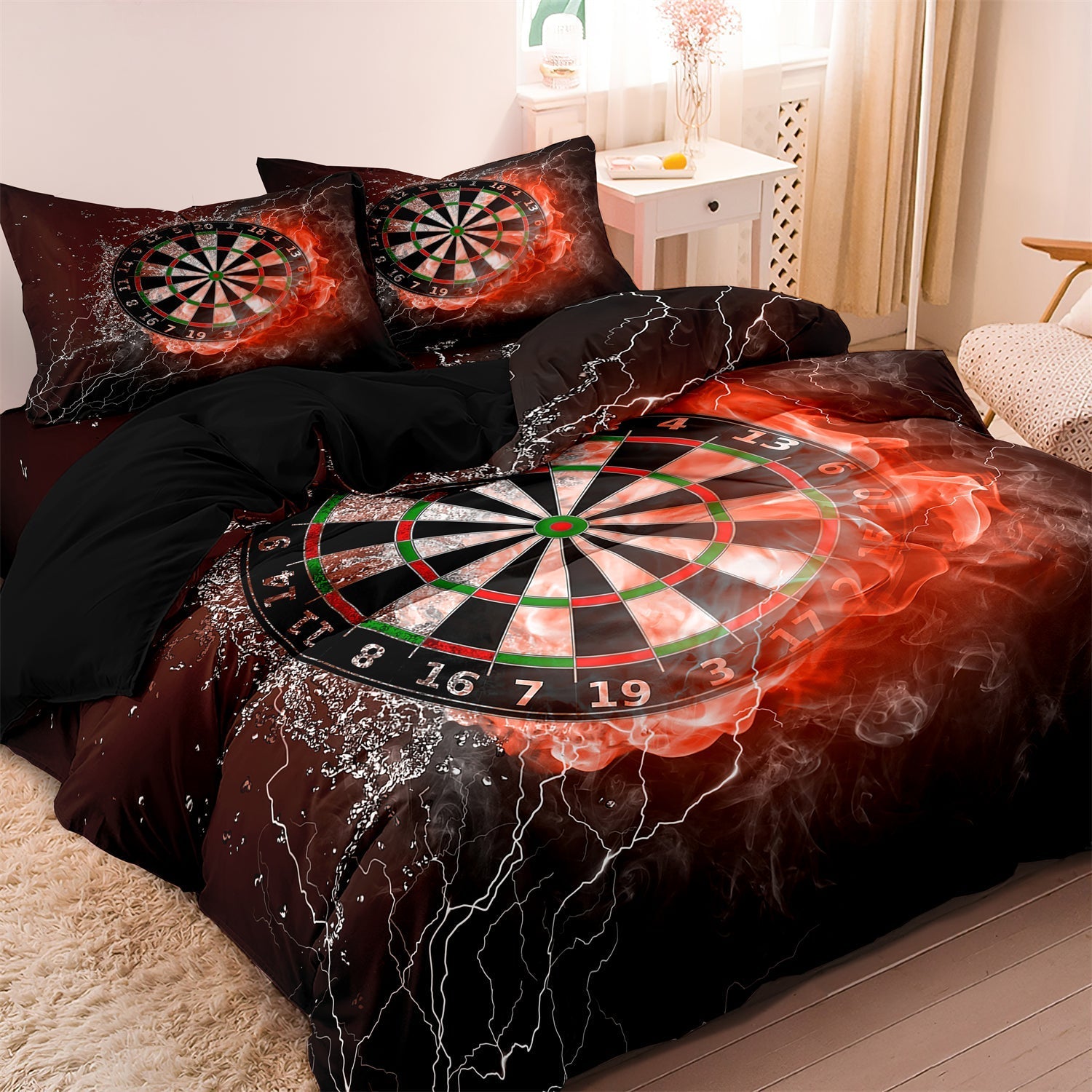 home & garden : CoolCovers - Dekbedovertrek Darts on Fire - Kind in van Pantino