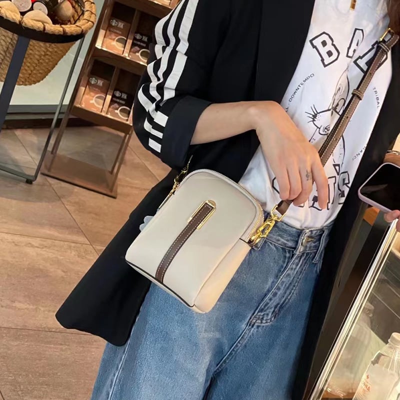 bags : Crossbody Tas Dames Zwart - Mini in van Pantino