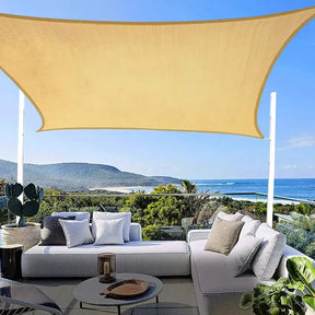 outdoor equipment : Schaduwdoek Waterdicht Beige 3x3m - Polyester Zonwering voor Tuin & Terras in van Pantino