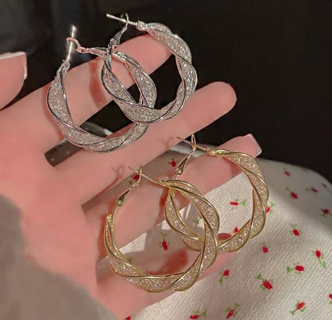 Earrings : Oorbellen Goud - Jewelance Twist - Fashion Twist in van Pantino
