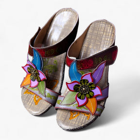 Sandals : Sandalen Bohemia - Blauw Bali in van Pantino