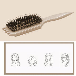 Hair Brush : Stylingborstel voor krullend haar - Bounce Curl Define, groen, voor definitie en volume in van Pantino