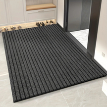 Doormat : Entrea - Dames lange vloeiende jurk, met bloemenprint, V-hals, korte mouwen in Gris van Pantino